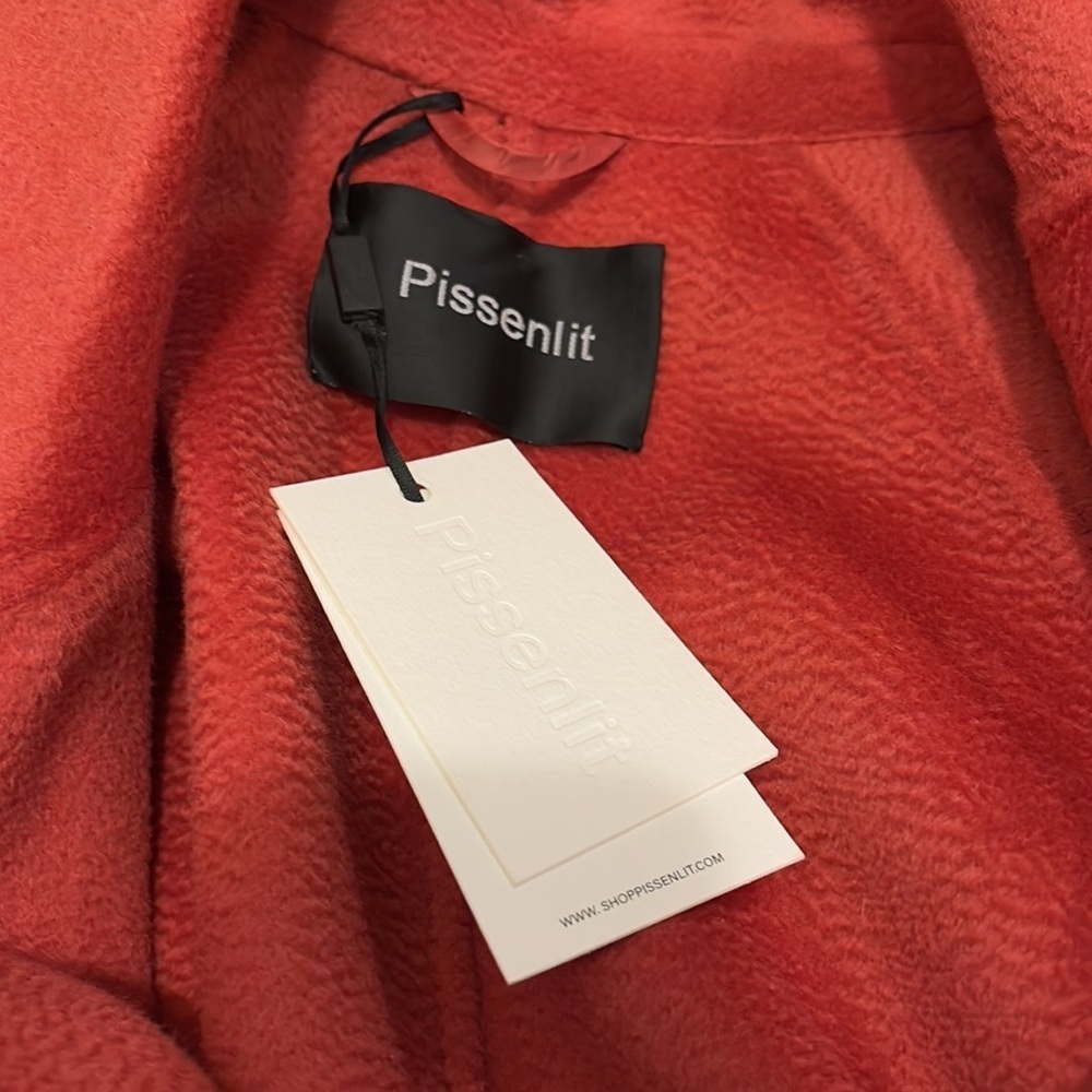 New Pissenlit Red The Classic Wrap Coat Size 2 — image 6 of 8